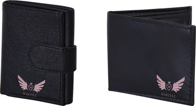 

Martell Men Black Artificial Leather Wallet(4 Card Slots)