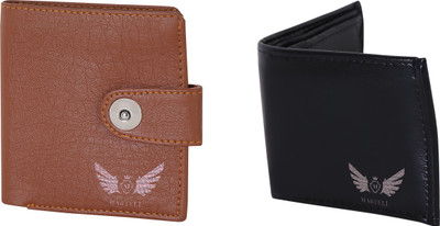 

Martell Men Black Artificial Leather Wallet(4 Card Slots), Brown