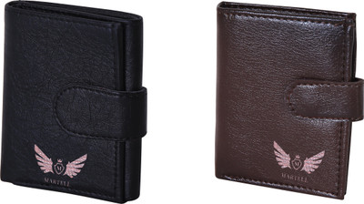 

Martell Men Brown Artificial Leather Wallet(6 Card Slots), Black