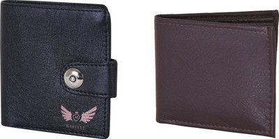 

Martell Men Brown Artificial Leather Wallet(4 Card Slots), Black
