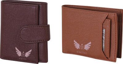 

Martell Men Brown Artificial Leather Wallet(4 Card Slots)