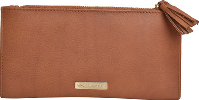 

VALENORE Women Brown Genuine Leather Wallet(12 Card Slots)