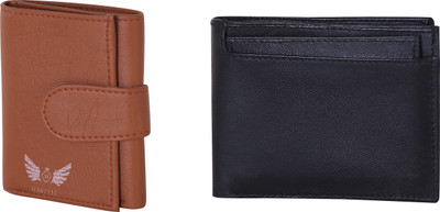 

Martell Men Black Artificial Leather Wallet(4 Card Slots), Brown
