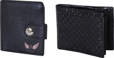 

Martell Men Black Artificial Leather Wallet(4 Card Slots)