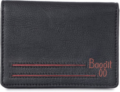 

Baggit Men Black Artificial Leather Wallet(6 Card Slots)