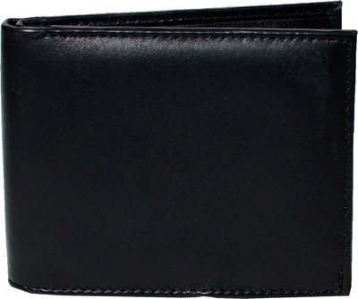 

sceva Men Black Genuine Leather Wallet(3 Card Slots)