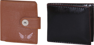 

Martell Men Black Artificial Leather Wallet(4 Card Slots), Brown