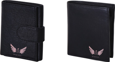 

Martell Men Black Artificial Leather Wallet(4 Card Slots)