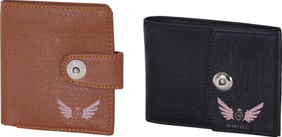 

Martell Men Black Artificial Leather Wallet(4 Card Slots), Brown
