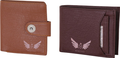 

Martell Men Brown Artificial Leather Wallet(4 Card Slots)