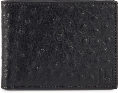

Toffil Men Black Genuine Leather Wallet(6 Card Slots), Deep black
