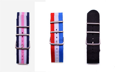 

Watch Me Make Your Own Watch By Watch Me- NATO Multicolored Straps (ONLY Straps)-MYOW COLLECTION (All Straps in this collection-22 mm except Black Strap-20 mm,Military Strap -20 mm) myow-bu-w-pk-france-bk 22 mm Nato Nylon Stylish trendy Strap Combos Watch