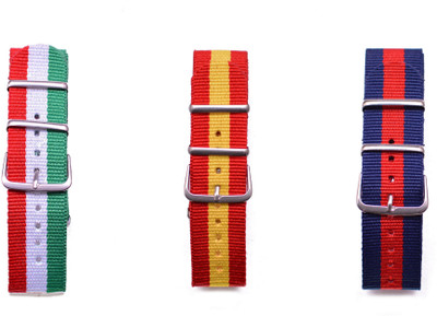 

WM Make Your Own Watch By WM- NATO Multicolored Straps (ONLY Straps)-MYOW COLLECTION (All Straps in this collection-22 mm except Black Strap-20 mm,Military Strap -20 mm) myow-spain-italy-bu-r myow-spain-italy-bu-r-boys 22 mm Nylon Watch Strap(Multicolor)