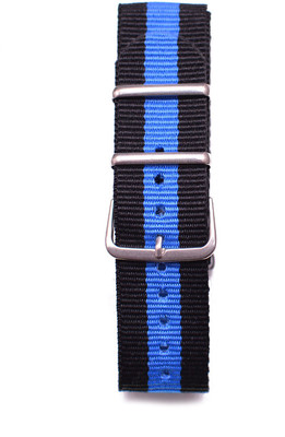 

WM Make Your Own Watch By WM- NATO Multicolored Straps (ONLY Straps)-MYOW COLLECTION (All Straps in this collection-22 mm except Black Strap-20 mm,Military Strap -20 mm) CH-BK-BU CH-BK-BU-boys 22 mm Nylon Watch Strap(Multicolor)