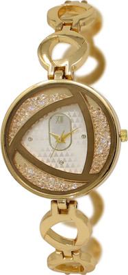 

Shocknshop WH239 Analog Gold Diamond Dial Girls Bracelet Watch - For Women