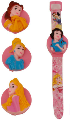 

Rvold Princess Cartoon Shaped Dial Change Digital Watch for Girls Princess Watch - For Girls