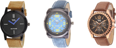 

Watch Me JG-AWC-008-015-BU-002-BR-2 Combos Watch - For Men
