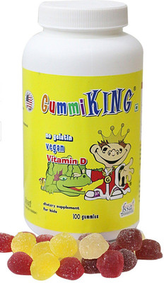 Gummi King Gummi King Vitamin D -100 Gummies Fruity Flavored Gummies(250 g)