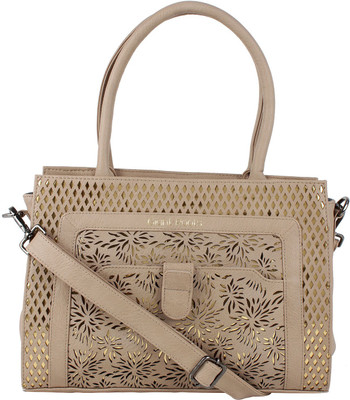 

Giant Roots Women's Designer Leather Handbag Shoulder Bag(Beige, 12 L)