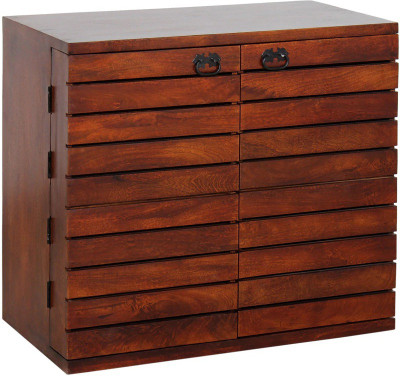 Balaji Solid Wood Bar Cabinet(Finish Color - Honey)