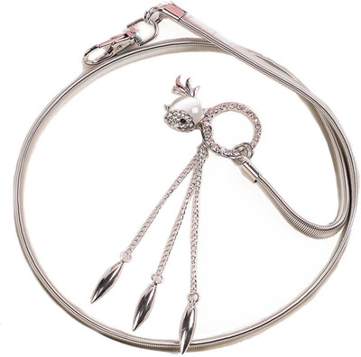 

BLINGG Women Silver Synthetic Belt