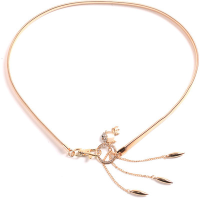 

BLINGG Women Gold Synthetic Belt