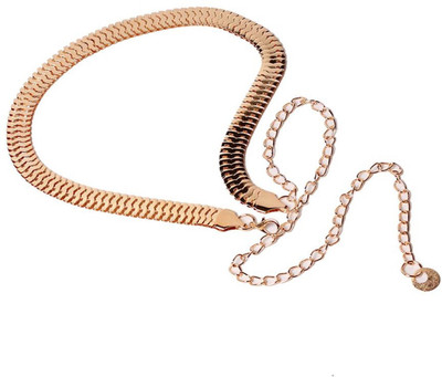 

BLINGG Women Gold Synthetic Belt