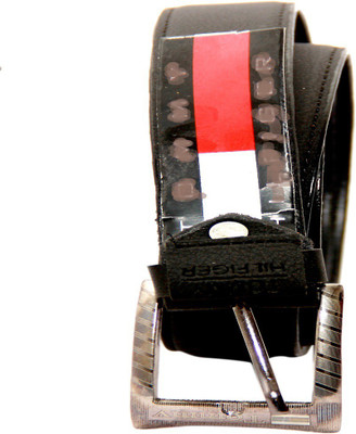 

DN ENTERPRISES Men Casual Black Genuine Leather Belt