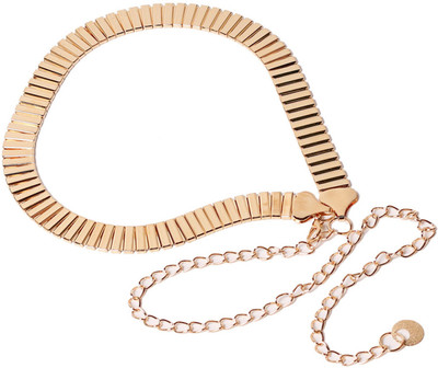 

BLINGG Women Gold Synthetic Belt