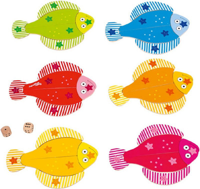 

Goki Dice Game Funky Fish, Peggy Diggledey Board Game