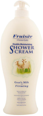 

Fruiser Double Moisturising Shower Cream, Goats Milk with Firming - 450ml(450 ml)