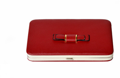 

sceva Casual Maroon Clutch