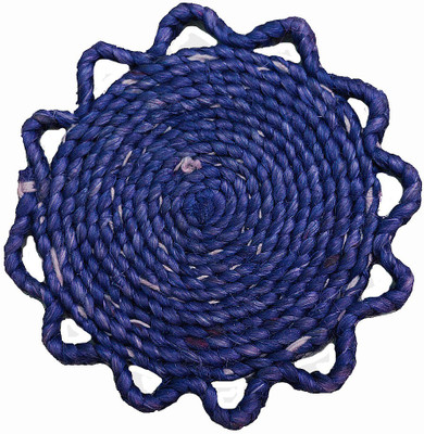 Muren Round Reversible Jute Coaster(Pack of 1)