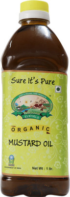 

ELWORLD Organic Mustard Oil Plastic Bottle(1 L)