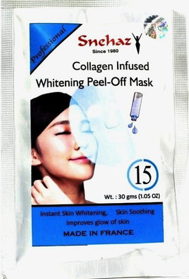 

snehaz Skin Whitening Peel Off Mask Sheets(Pack of 15)