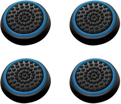 

Microware Silicone Thumb Grips Caps Stick Protect Cover for PS4, Xbox One, PS3, Xbox 360 Controllers Gaming Accessory Kit(Blueb & Black, For PS4, Xbox One, PS3, Xbox 360)