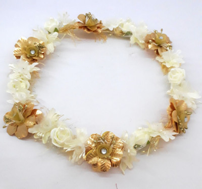 

GiftsBouquet Floral Tiara Tiara Head Band(Multicolor)