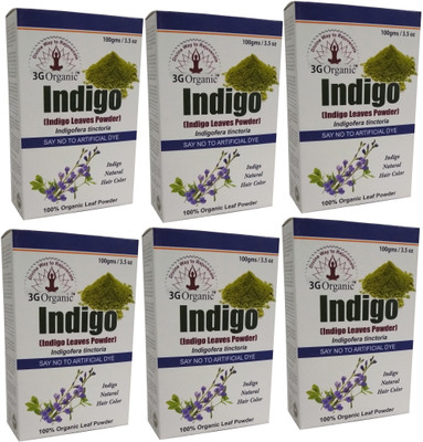 

3G Organic Organic Indigo Leaf Powder 100% Organic Hair Color(Black)
