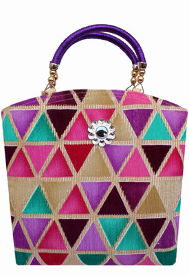 

Milan's creation Hand-held Bag(Purple)