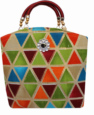 

Milan's creation Hand-held Bag(Maroon)