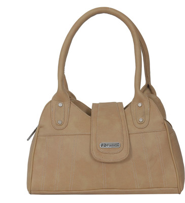 FD Fashion Soft Luggage Shoulder Bag(Beige)