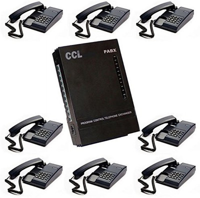 

Copper Connections 108 EPABX Corded Landline Phone(Black)
