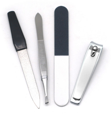 

Basicare MANICURE SET 4PCS WITH POUCH(4, Set of 1)