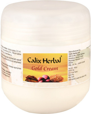 

Calix Herbal Gold Cream for Moisture Retention and Skin Brightening(500 g)