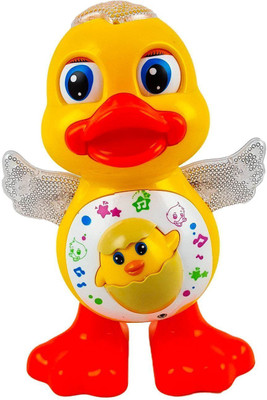 

Eightiz Dancing Duck with Music Flashing Lights and Real Dancing Action(Multicolor)