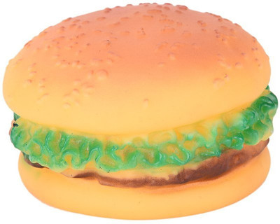 

Shrih Burger Shape Pet Squeaky Chew Toy Set Rubber Squeaky Toy, Chew Toy For Dog