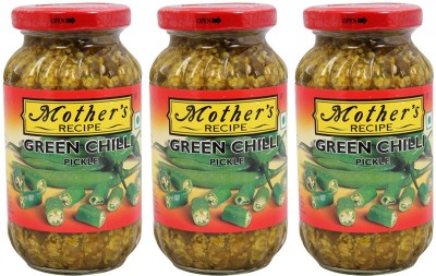 

Mother's Recipe Green Chilli (Pack of 3) Green Chilli Pickle(3 g, Pack of3)