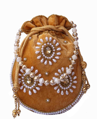 

Milan's creation WHTPOT005GL Potli(Gold)