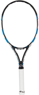 

Babolat PURE DRIVE+ UNSTRUNG Black Unstrung Tennis Racquet(G3 - 4 3/8 Inches, 300 g)