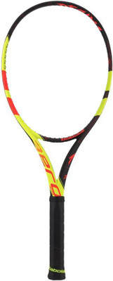 

Babolat PURE AERO DECIMA RG/FO UNSTRUNG Black, Yellow, Red Unstrung Tennis Racquet(43/8, 300 g), Black;red;yellow